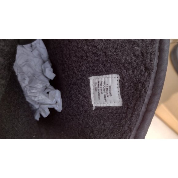 NEW LL Bean Faux Fur Lace Up Mukluk Boots Women’s Size 10 Fleece Lined Gray - Picture 6 of 6